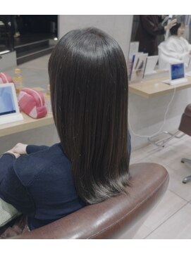 エアー 久留米(AIR) 【AIR-KURUME安田】髪質改善&グレージュ