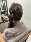 結婚式/2次会/パーティー/ヘアセット/ヘアアレンジ