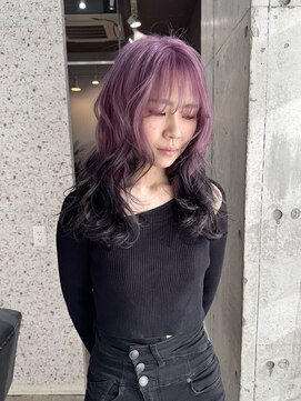 ラニヘアサロン(lani hair salon) ラベンダーカラー/パープル/ハイトーン/ブリーチ/デザインカラー