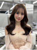上品韓国ヘアオリーブベージュ