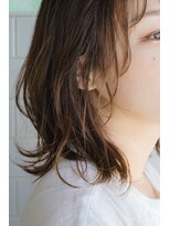 ボブ屋&nbsp;ロブ×癖毛風パーマ