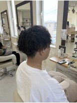 シルエット 美容室&nbsp;八戸　メンズパーマ　ツイスト　スパイラル