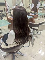 プログレス つくば店(PROGRESS by ヂェムクローバーヘアー)&nbsp;艶髪チョコレートブラウン×韓国風ロング