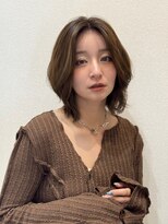 ユニックス ララポート豊洲店(UNIX Salon&Spa)&nbsp;顔まわりレイヤー×韓国風くびれショートボブ【豊洲美容室】