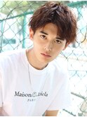 【NAVY】オシャレに見せるソフトツイスト