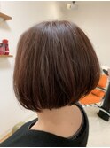 ハンサムナチュラルボブ♪ひし形上品ショート