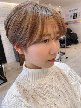 フラミューム 恵比寿(flammeum) ミヤザキスタイル　　人気のハンサムショート