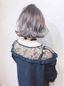 シャルムヘアー(charme hair) 切りっぱなし☆パールグレージュ☆