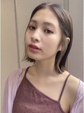 リップス 原宿(LIPPS) インナーカラーがかわいいコンパクトボブ