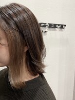 ブライトヘアー(BRIGHT hair) プラチナモカベージュ×インナーカラー