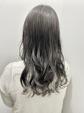 オンザ(ONTHE) オトナ女性暗めグレージュカラーセミロング【林京平】