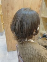 アドラーブル 長岡新保店(adorable)&nbsp;【ウルフボブ】 裾カラー　20代30代