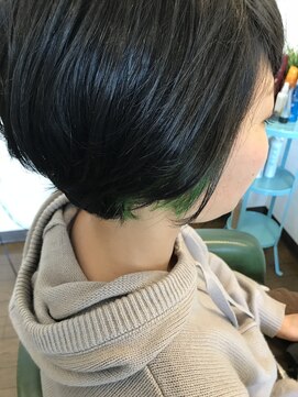 ヒッピーヘアー(Hippie Hair) インナー グリーン