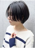 【morio池袋】綺麗でかっこいい黒髪ショート♪
