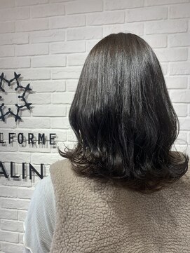 ヘア スパ ビューティー エールフォルム(HAIR SPA BEAUTY YELLFORME) グレージュ×インナーベージュデザイン