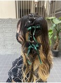 イベント前ヘアセット
