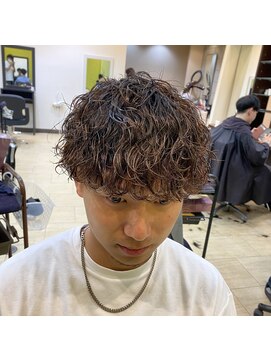 ケリーズグリーン(Kelly's Green) 【360°神シルエット】波巻きパーマ #蕃本 啓利