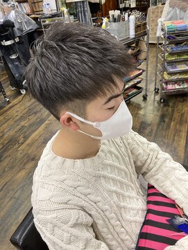 ゆとり炉の樹 のぐ男 ツーブロックショート