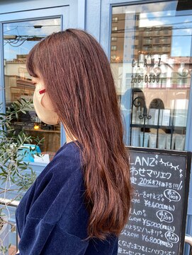 グランツ(GLANZ) ワインレッドカラー[ニュアンスカラー]◎20代30代