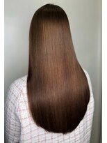 ケアリー 成増(Carelly)&nbsp;大人かわいい前髪セシルカットココアブラウンフリンジウェーブ