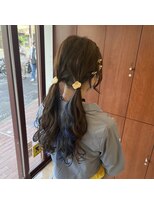 美粧ほそや 横浜反町&nbsp;編み込みツインテール