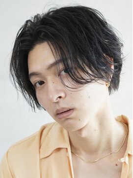 フィフス 栄(fifth) センターパートニュアンスパーマツイストパーマ波巻きパーマ◆