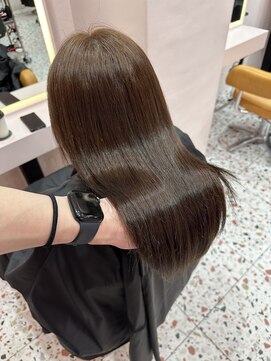 ボタン シブヤ(VOTAN SHIBUYA) 韓国ヘア/オリーブグレージュ/艶感カラー