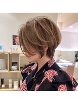 マージュ ギンザ(marju GINZA)&nbsp;白髪ぼかしハイライト　シフォンショート