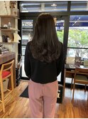 ロング/レイヤー/髪質改善トリートメント/シルバー/カラー