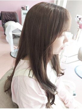 リュウ(Ryu) スーパーロング、顔回りレイヤー