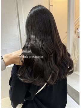 ヒカリスナカザキアンド(HIKARIS nakazaki &) 透明感なダークブラウン