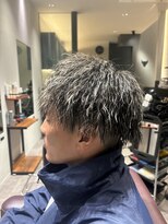 ブル(b.u.l.l.)&nbsp;ツイストパーマ＋ハイライト