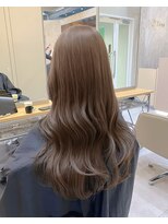 ジーナ 新宿(Zina)&nbsp;ブリーチなしカラー/透明感カラー/グレージュ/ベージュ/韓国ヘア