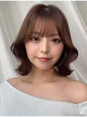 韓国くびれ小顔ヘア