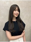 竹村指名透明感カラー×顔まわりカット/川西能勢口