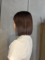 ジャストビューティ ルフレ 金沢八景店(Just Beauty Rufure)&nbsp;ぱつっとボブ/ブラウンカラー/金沢八景