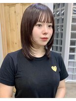 ヨーク(yoke)&nbsp;ミディアムレイヤー/ラベンダー/顔まわりレイヤー