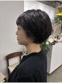 ミニボブパーマスタイル