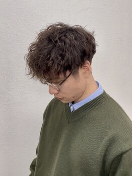 ウイザード(WIZARD)の写真/【表町・天満屋すぐ】男性支持多数◎ダメージレスパーマやマイクロバブルを使用したヘッドスパが人気！