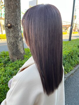 オルブ 戸塚安行店(Oluve) ピンクブラウン・艶髪・ナチュラル・大人可愛い・トレンドカラー