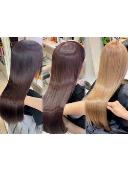 【髪質改善×厳選トリートメント】内側から潤う”うるツヤ髪”へ。触れるたびに違いを感じる美しい質感に♪