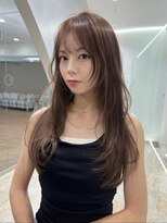 ヨロ 渋谷(YOLO) 韓国ヘアーハッシュカットレイヤーカットハイライトカラー