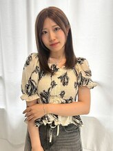 stylist＊アヤナ＊綺麗め透明感カラーが人気◎暖色系×ダメージレス柔らかカラーで女性らしい優しい印象に