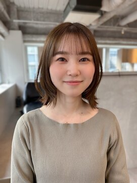 マッシュ チャヤマチ(MASHU chayamachi) 透明感カラー/ブリーチなし/オリーブブラウン/大阪梅田