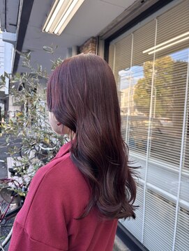 バイエイト 野並店(By Eight) ブリーチなしで作るワインレッド