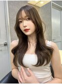 韓国顔周り/ハイレイヤーカット/ワンホンレイヤー/池袋