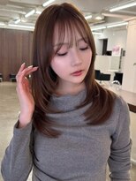 アビー(ABBEY) くびれボブレイヤーボブ顔まわりレイヤーミディアムボブボブ