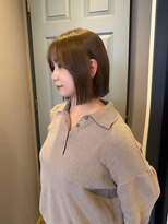 コバルト(Cobalt)&nbsp;切りっぱなしボブ/オリーブベージュ/透明感カラー