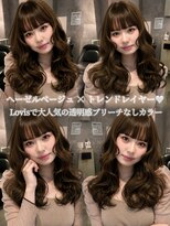 エルバイラビス 大宮(elu by lovis)&nbsp;《巴結生》ヘーゼルベージュ/レイヤーカット