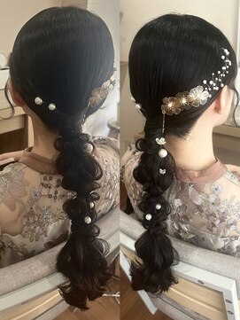 ノエル(Noel) 【結婚式・お呼ばれ】あみおろし